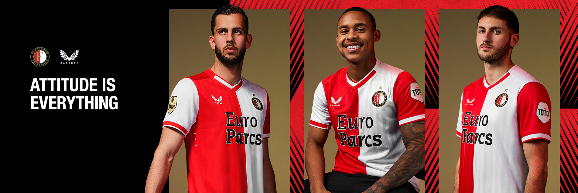 Feyenoord x Castore | Ontdek het nieuwe thuisshirt