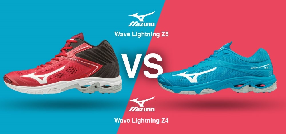 Mizuno Wave Lightning Z5 vs. Mizuno Wave Lightning Z4 
