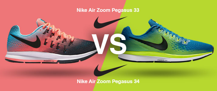 Nike Pegasus 34 vs. Pegasus -