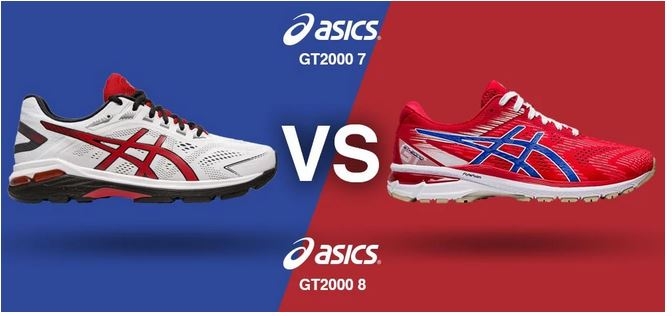 ASICS GT-2000 7 vs. ASICS GT-2000 8